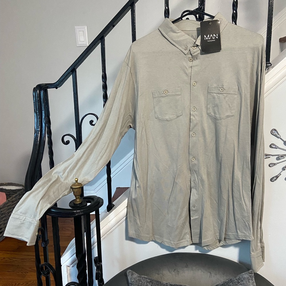 Boohoo Man Button Down Shirt